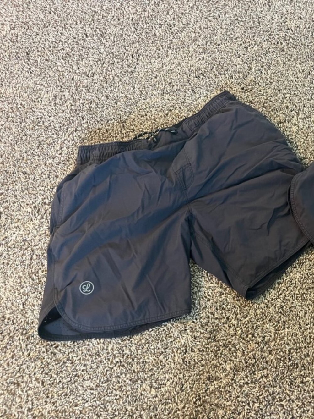 Legends Black Shorts w/liner 7inch - Large